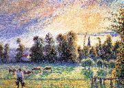 Sunset Camille Pissarro